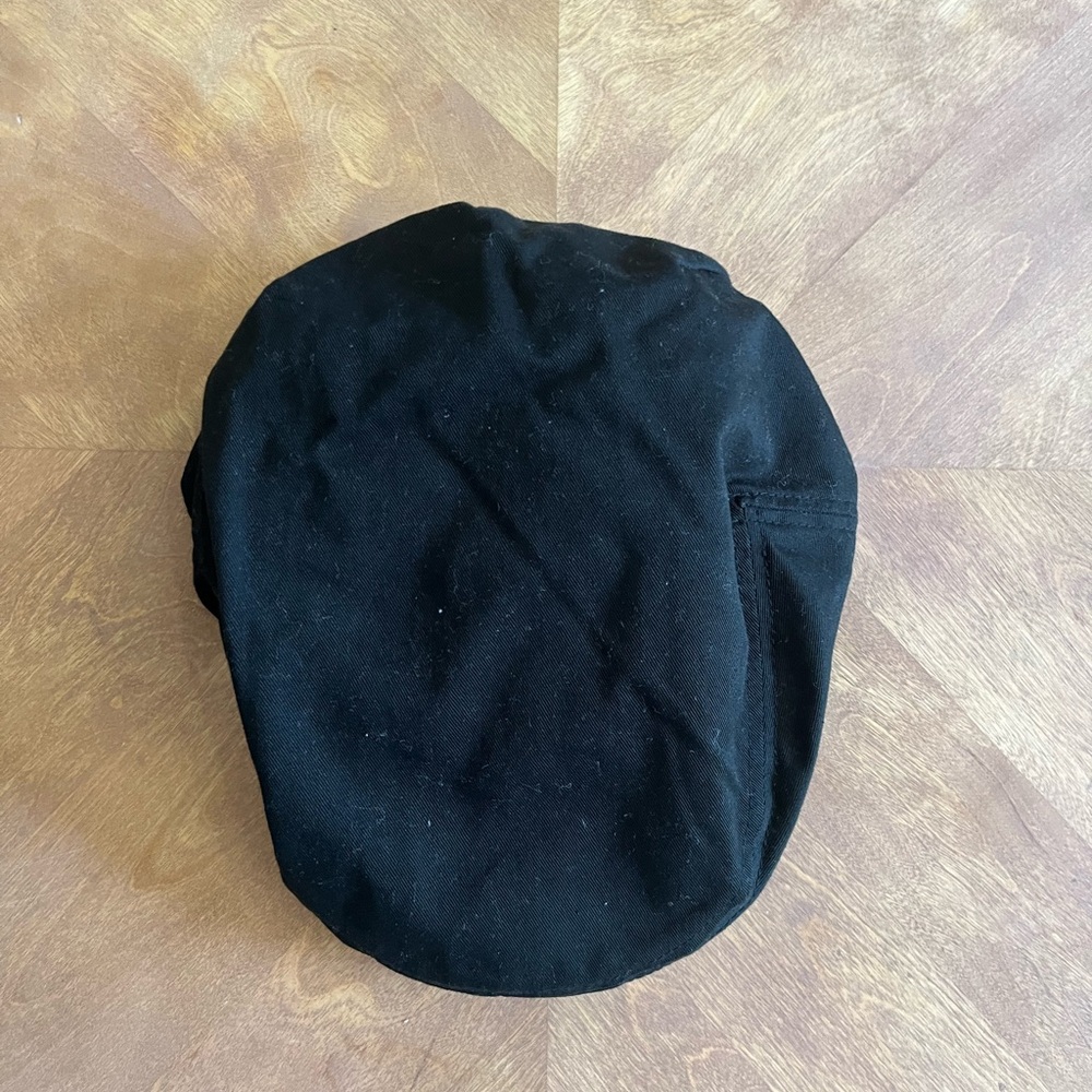 Scala Black Newsboy Hat – Size Large – Classic & Timeless